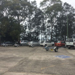 Kingfisher Reserve parking is concreted