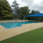 pool with covered area