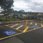 3 accessible car parks