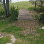 currarong bridge to beach - no paths