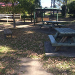 denman picnic tables with paths